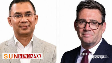 অ্যান্ডি বার্নহ্যামকে অভিনন্দনবার্তা | SUN NEWS BANGLADESH