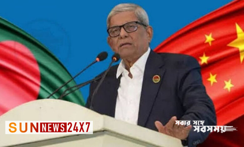 চীনের সঙ্গে জিও পলিটিকাল সম্পর্ক দৃঢ় করার প্রত্যাশা বিএনপির