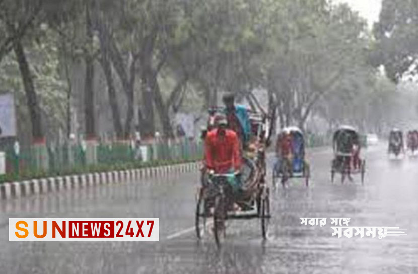 তিন দিন দেশের বিভিন্ন স্থানে ভারী বর্ষণের পূর্বাভাস