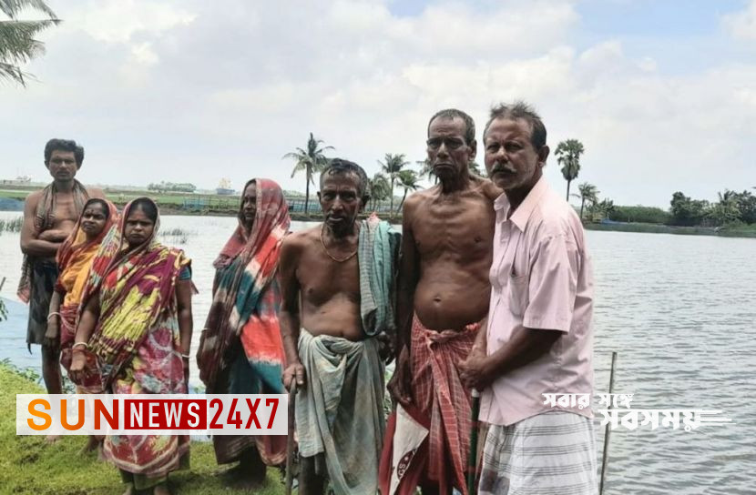রামপালে হিন্দু পরিবারের মৎস্যঘের দখল করে মাছ ধরার অভিযোগ
