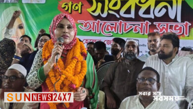 শিবচরে এমপি জেরিন খানকে গণসংবর্ধনা 